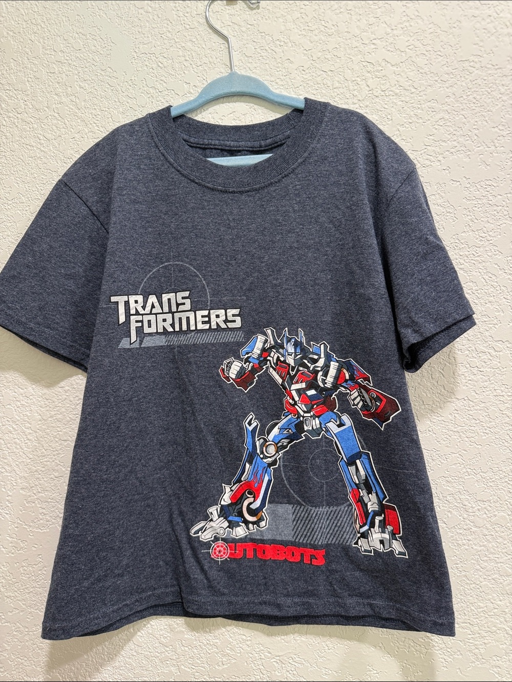 Transformers Optimus Prime Double-Sided Graphic Tee | Youth Small